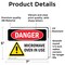 Signmission Microwave Oven In Use, 7 in W x Rectangle, Vinyl Decal OS-2PACK-DS-D-57-L-1450 - alternate 4